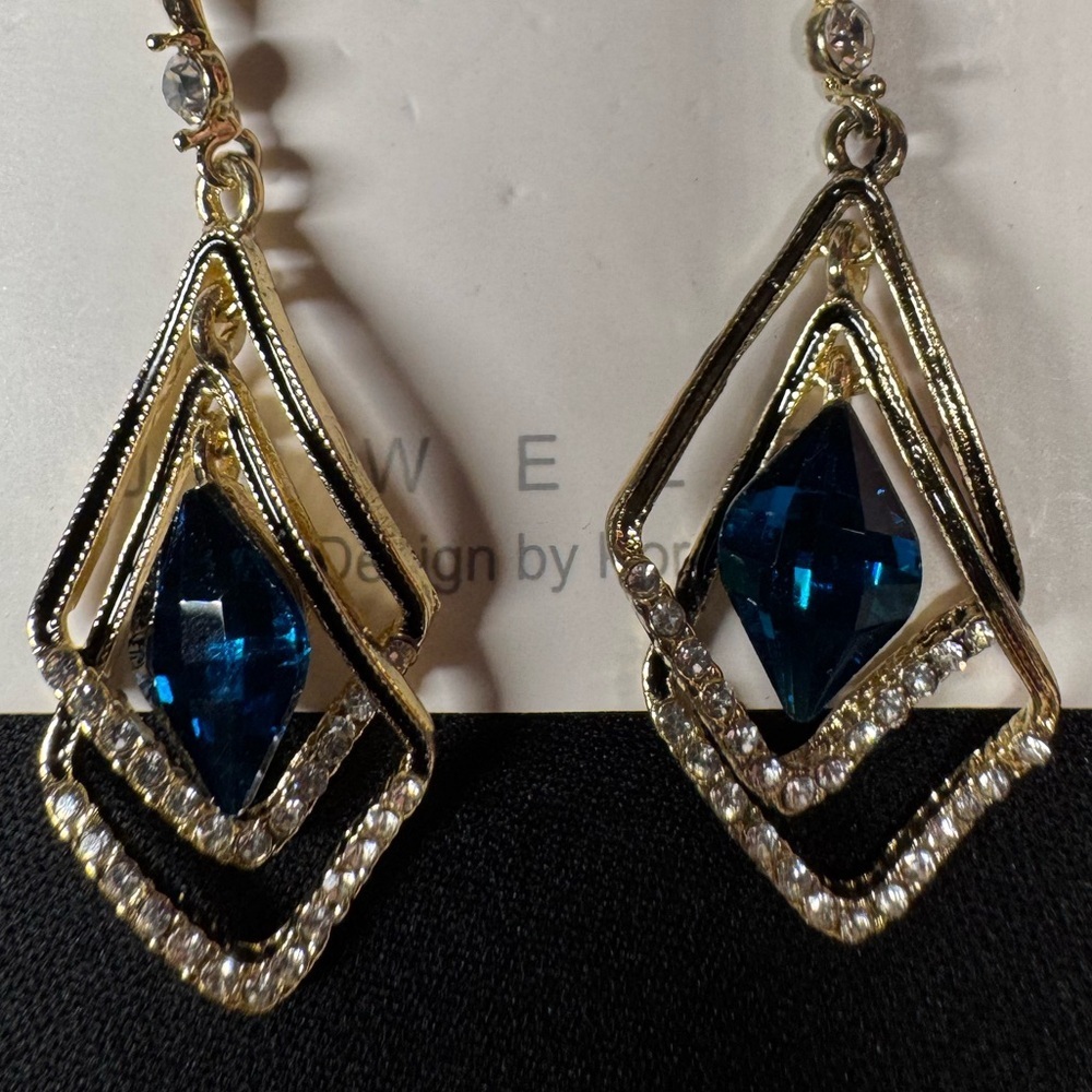 Fashion Earrings Teal